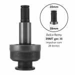 Impulsor 28 dentes Delco Remy 39MT (geração 3 - III) Case Cummins Fiat-Allis New Holland Terex Valtra