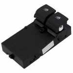 Botão/Interruptor de vidro elétrico duplo com 6 terminais porta dianteira lado esquerdo LED azul Chevrolet GM Cobalt Joy Plus Prisma Spin Onix