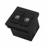 Botão/Interruptor de vidro elétrico duplo 6 terminais porta dianteira lado esquerdo LED verde Fiat Elba Fiorino Prêmio Uno