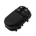 Botão/interruptor de vidro elétrico duplo 6 terminais porta dianteira console com LED verde Ford Focus