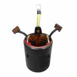 Carcaça polar c/ bob. camp. 12V Iskra (pequena) Case Massey Ferguson New Holland