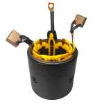 Carcaça polar c/ bob. camp. 12V Iskra Case Deutz-Fahr Ford New Holland