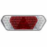 Lanterna traseira bicolor LED 24V lado direito carreta Guerra Diamond