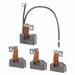 Jogo de escovas 24V 12 x 36 x 19 mm c/ sensor para motor de partida Bosch KB Liebherr D926Ti Volvo FH12 FH16 FM12 NH12 B12