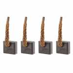 Jogo de escovas 24V 10 x 22 x 19.6 mm para motor de partida Bosch JF Case Fiat-Allis Mercedes-Benz 1214 1217 1414 1418 1614 1621