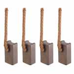 Jogo de escovas 12V 7 x 10 x 18 mm para motor de partida Bosch EF GM Chevette Marajó Fiat 147 Spazio Ford Belina Corcel Volkswagen (Boschinho)