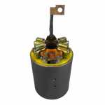 Carcaça polar c/ bob. camp. de fio e porta-esc. 12V Bosch Ford F250 F350 F4000