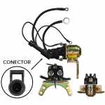 Relé auxiliar de partida 12V Delco 39MT Volvo VHD VN VNL - kit