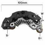 Retificador do alternador 100A Delco Remy CS121 Chevrolet GM Astra Blazer C1500 C2500 C3500 Corsa Kadett Omega Vectra Jeep Cherokee Comanche Wagoneer - ligações