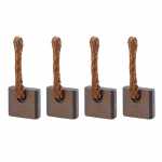 Jogo de escovas 12V 5 x 15 x 13 mm para motor de partida Delco PG260 Chevrolet Agile Celta Cobalt Corsa Classic Montana Prisma Fiat / Valeo TSC10R