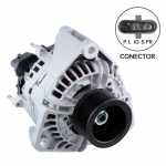 Alternador 24V 80A Bosch NCB1 Mercedes-Benz MB caminhão Accelo Atego Axor 712 914 915 1215 1318 1420 1718 1720 1723 1728 1938 1944 2423 2428 2638 2726