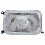 Bloco óptico lado direito com lente de vidro para lâmpada H4 Volkswagen linha pesada