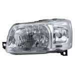 Farol principal com com lanterna dianteira de pisca lado esquerdo com lente de vidro para lâmpada H4 Fiat Fiorino Uno Mille