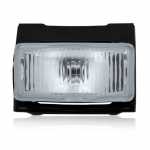 Farol auxiliar de neblina com suporte lado esquerdo com lente de vidro para lâmpada H3 Ford Escort Verona Volkswagen Apollo