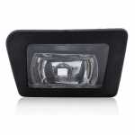 Farol auxiliar de milha (longo alcance) lado direito com lente de vidro e encaixe para lâmpada H3 Fiat Uno