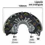 Retificador do alternador 150A Bosch HD10 Mercedes-Benz MB Actros 2019 em diante (para alternadores 24V / 28V apenas)