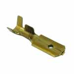 Terminal latão macho / espada curto sem trava tamanho 6.3mm