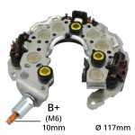 Retificador do alternador 120A / 130A / 150A Denso Fiat Argo Cronos Mobi Uno Vivace Honda Accord Civic CR-V Toyota