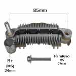 Retificador do alternador 75A / 85A Mitsubishi Ford - ligações