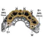 Retificador do alternador 70A / 95A Delco Remy 11SI Cummins QSC