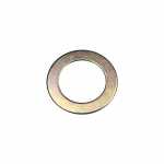 Arruela lisa de aço 12.6 x 19.2 x 0.3 mm para calço da trava do eixo do induzido no mancal traseiro do motor de partida Bosch ED / EF