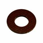 Arruela lisa de celeron 13 x 30 x 1.5 mm para encosto do coletor do induzido no mancal traseiro do motor de partida Bosch JD pequeno / JD 12V / 24V Fiat Mercedes-Benz MWM Valmet trator