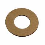 Arruela lisa de timbó 14 x 30 x 1 mm para encosto do coletor do induzido no mancal traseiro do motor de partida Delco Remy Chevrolet GM A10 C10 Opala