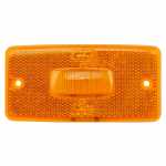 Lente para lanterna de posição âmbar retangular com retrorrefletor lado direito/esquerdo universal