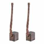 Jogo de escovas 12V 5.8 x 7.3 x 7.4 mm para motor de partida Honda Titan