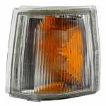 Lanterna dianteira de pisca cristal adaptável lado esquerdo Fiat Fiorino Prêmio Uno.