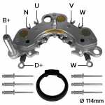 Retificador do alternador 55A / 65A / 70A / 75A / 80A Lucas Indiel Prestolite AVI128 Chevrolet GM Astra Corsa Vectra Volkswagen Gol Parati Saveiro G2 G3 AP - ligações