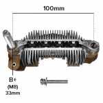 Retificador do alternador 90A / 120A Mitsubishi 120HS Chrysler PT Cruiser - ligações