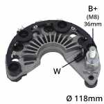 Retificador do alternador 50A Delco Remy 13SI Caterpillar retroescavadeira Cummins