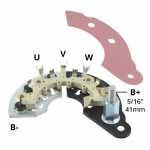 Retificador do alternador 12V 100A / 24V 70A / 48V 200A Delco Remy 24SI Bobcat Case pá carregadeira 621 721 Caterpillar 924H 938H Cummins compressor Doosan LiuGong empilhadeira Hyundai escavadeira 426B Ingersoll Rand compressor New Holland trator W160 W17