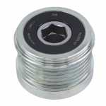 Polia com sistema roda-livre do alternador Denso Fiat Toro Jeep Compass Renegade