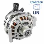 Alternador pilotado 12V 150A Bosch EL5 HED Fiat Argo Bravo Cronos Doblò Idea Linea Palio Weekend Punto Strada Toro Jeep Renegade com motor E.torQ