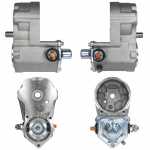 Bobina do relé de partida montada no mancal intermediário 12V Denso John Deere colheitadeira trator - kit