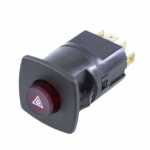 Botão/interruptor de alerta/emergência 24V Scania série 2 S2 R112 T112 1981 até 1992