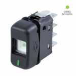 Botão/interruptor painel 1 estágio 5 terminais 12V Mercedes-Benz MB caminhão 709 710 713 913 914 1218 1418 1618 1935 2318 2325 2638 LO812 LO814 Marcopolo ônibus GV G5 Paradiso Torino Viaggio Volare