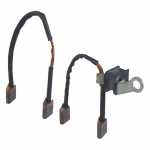 Jogo de escovas 12V 4.8/9.6 x 13.3 x 17.5 mm para motor de partida Lucas Indiel M100C Ford F1000