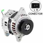 Alternador 12V 40A Hitachi Daewoo DSL80 Gehl 3635 3640 3935 John Deere 3215B 4475 5575 Komatsu PC30 PC40 Sumitomo SH75 com motor Yanmar 3TNE78A 3TNE84 3TNE88 4TNE84T