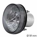 Lanterna traseira cristal fumê redonda lado direito/esquerdo Mitsubishi L200 Pajero