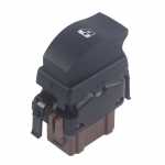 Botão/interruptor de vidro elétrico simples 6 terminais porta dianteira lado direito Renault Trafic G2 (2001 até 2013)