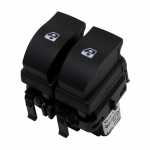 Botão/Interruptor de vidro elétrico duplo 10 terminais porta dianteira lado esquerdo Renault Clio