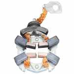 Porta-escovas 12V 4.6 x 16 x 12.2 mm para motor de partida Bosch Mercedes-Benz Classe CLS R SLK