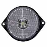 Lanterna lateral LED com conector bivolt Ø 66 mm lado esquerdo/direito universal