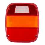 Lente para lanterna traseira com pisca âmbar lado direito/esquerdo para caminhões Ford Cargo e Volkswagen Constellation, Delivery, Worker.