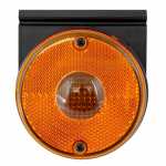 Lanterna de posição lateral laranja lado direito/esquerdo com suporte universal