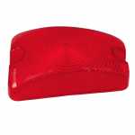 Lente vermelha para lanterna traseira / de teto delimitadora e freio lado direito/esquerdo para adaptação universal Marcopolo ônibus