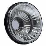 Lanterna traseira cristal metalizada redonda Ø 125 mm lado esquerdo/direito universal